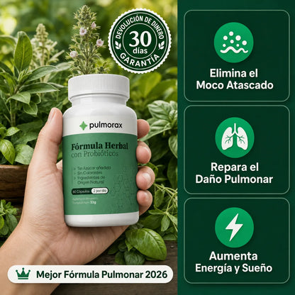 ¡Elimina la mucosidad acumulada y recupera la respiración fácil en solo 7 días!