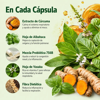 ¡Elimina la mucosidad acumulada y recupera la respiración fácil en solo 7 días!